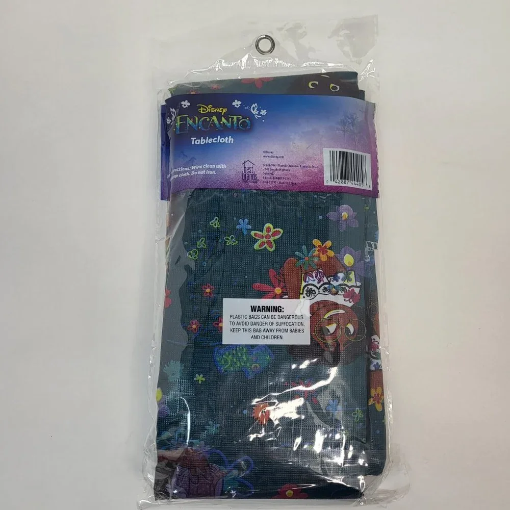 New Disney Encanto Tablecloth 52in x 70in Mirabel‎ Flowers Table Cover Party